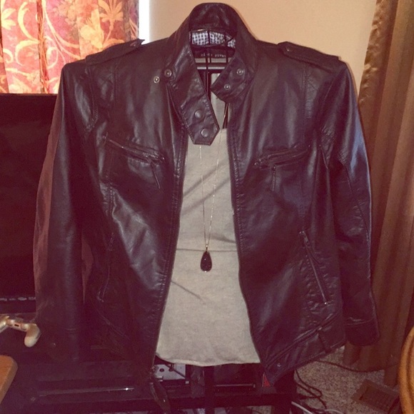 Black Rivet Jackets & Blazers - Fantastic Fall Pick🍁🍂Faux Black Leather Jacket